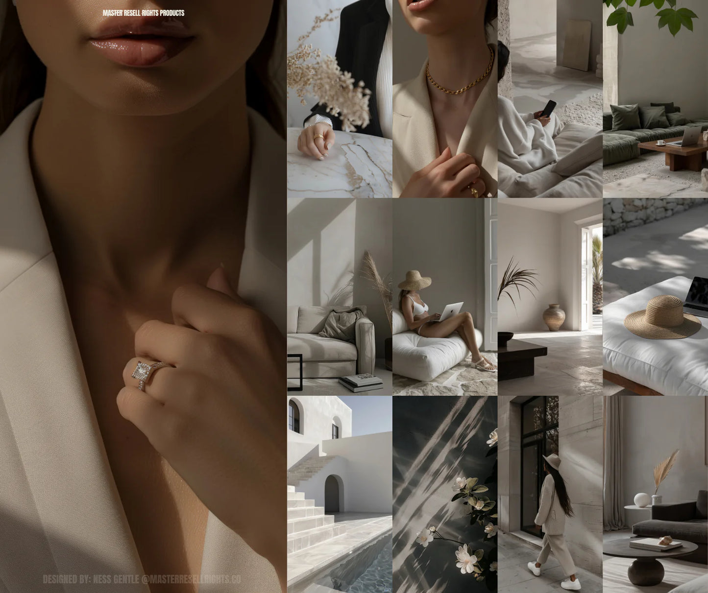 140 Faceless AI Marketing Stock Images Bundle