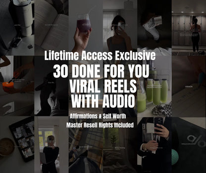 30+ Exclusive Done For You Reels