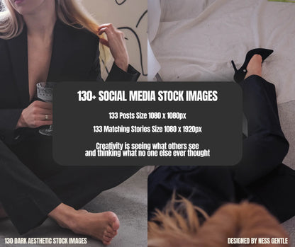 130+ Dark Aesthetic Social Media Stock Images