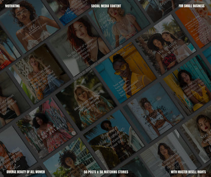Empowering Women Social Media Content