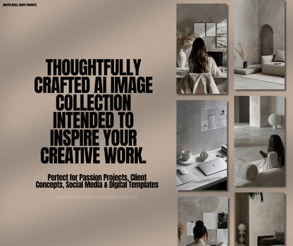 140 Faceless AI Marketing Stock Images Bundle